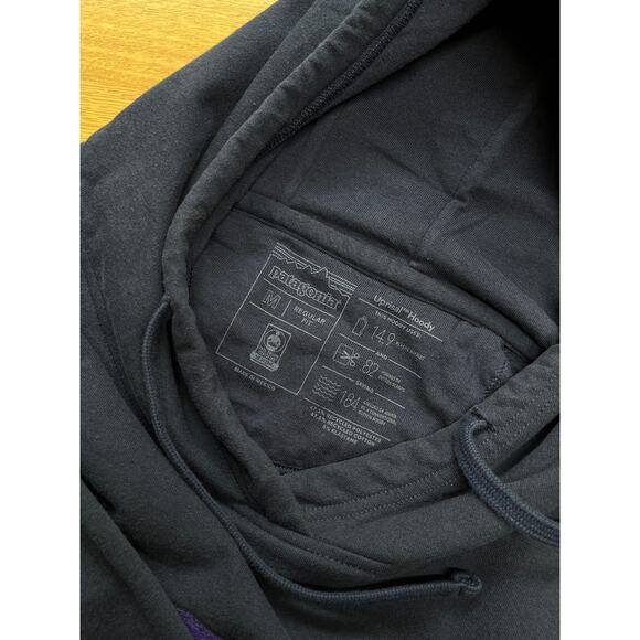 Patagonia Hoodie Regular Fit Uprisal Bear Graphic With Pockets Size Medium - Picture 8 of 8